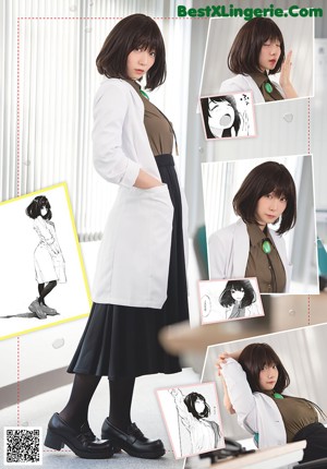 A couple of women standing next to each other on a magazine cover.